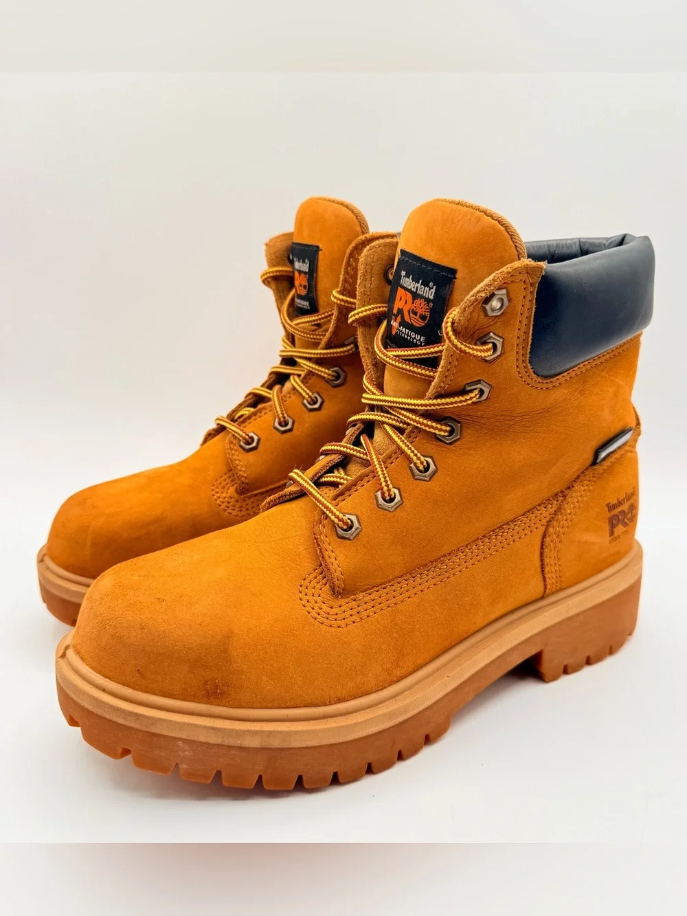 Timberland PRO 65016 Steel Toe Waterproof 6” Work Boots Men’s 7M Wheat 200g